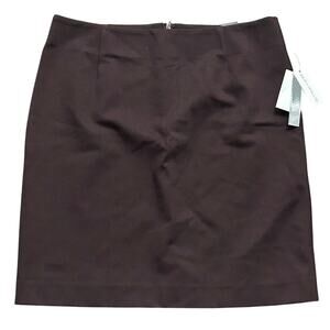 Amanda + Chelsea Burgundy Pencil Skirt Size 12 Work Office Wear NWT